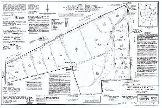 Buckhorn Estates Plat Buckhorn Estates Plat